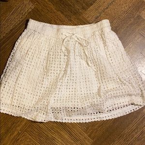 Madewell bayfront eyelet skirt